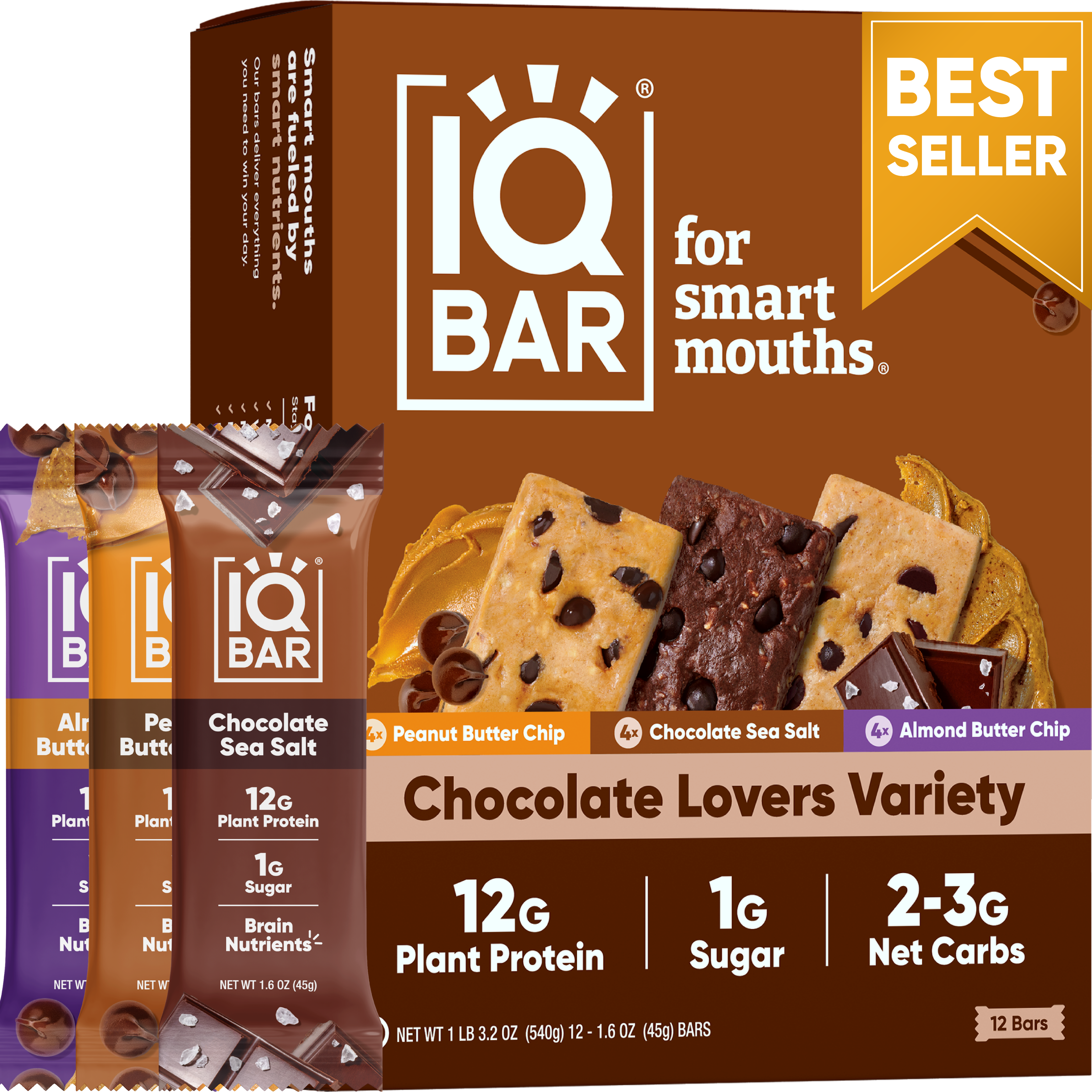 Chocolate Lovers Variety (12 Bars)